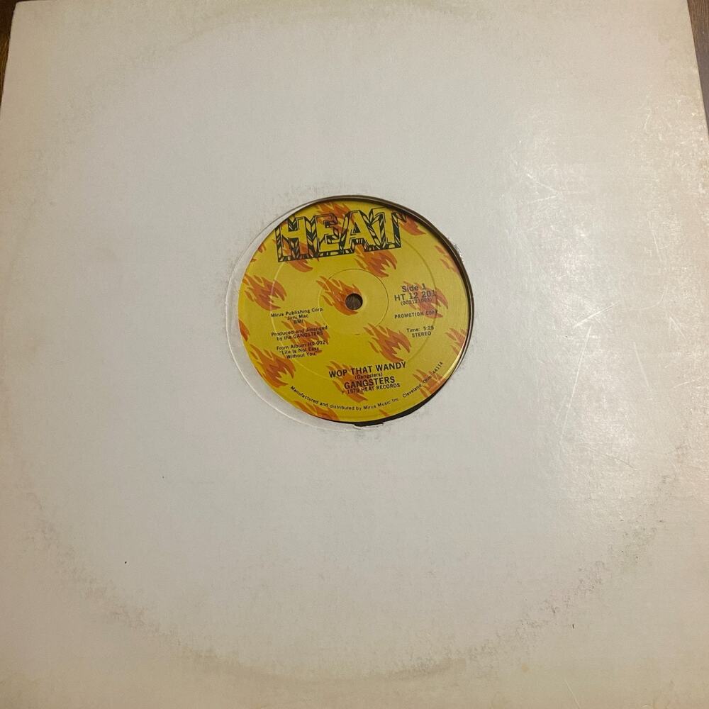 GANGSTERS: chuga chuga / wop that wandy HEAT 12" Single 33 RPM